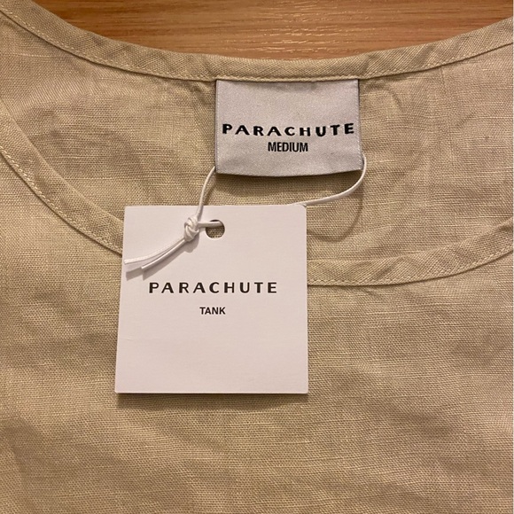NWT Parachute Women's Linen Tank, size medium - Picture 4 of 5